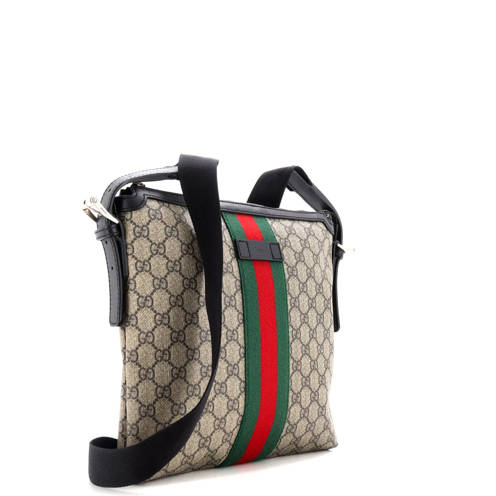 Web Messenger Bag GG Coated Canvas Medium
