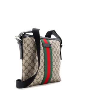 Web Messenger Bag GG Coated Canvas Medium
