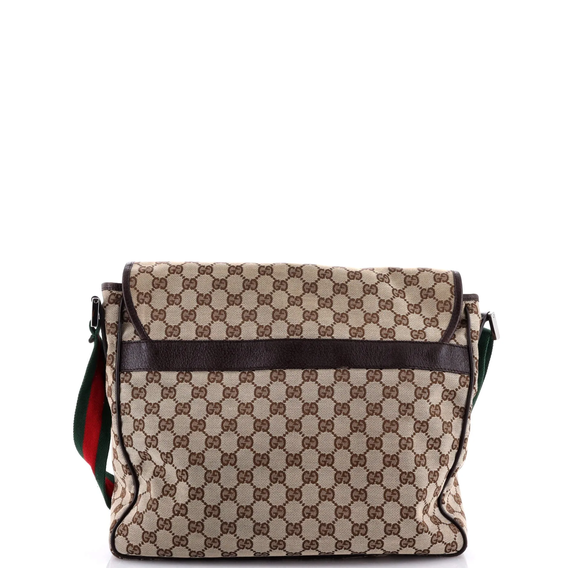 Web Strap Flap Messenger GG Canvas Medium