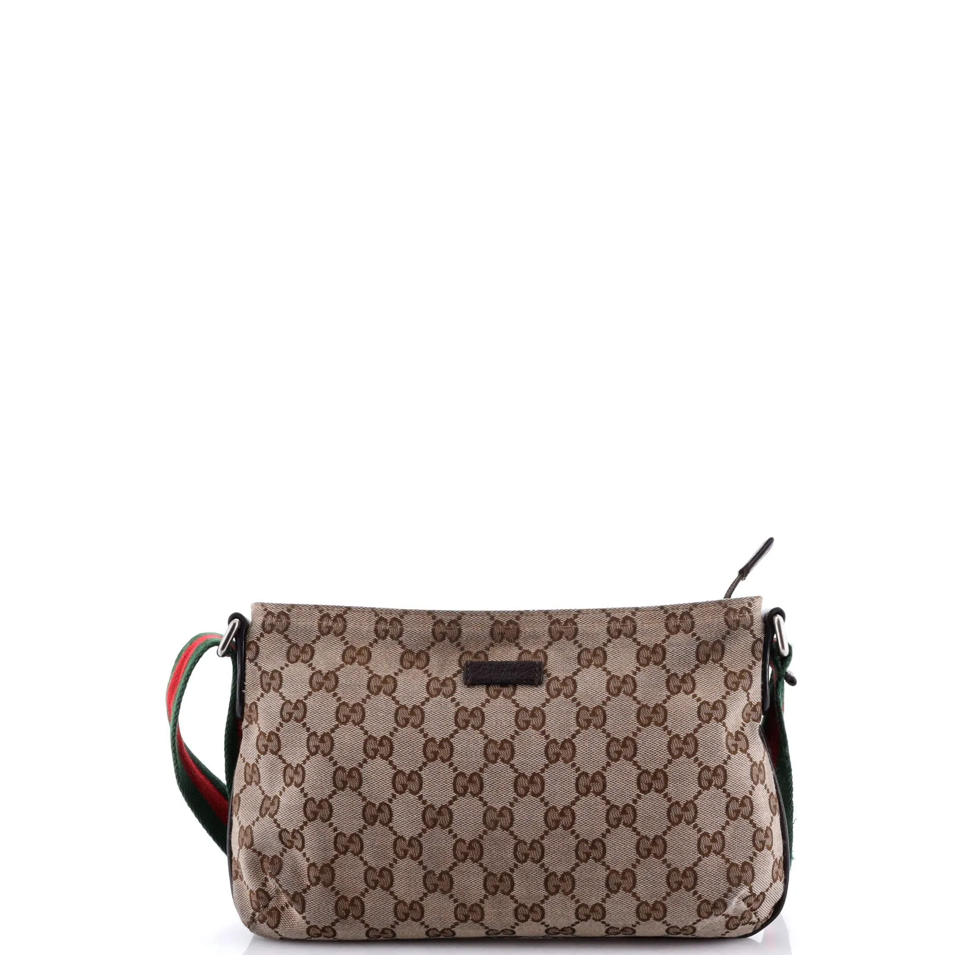 Web Strap Messenger Bag GG Canvas Small
