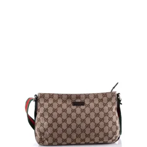 Web Strap Messenger Bag GG Canvas Small