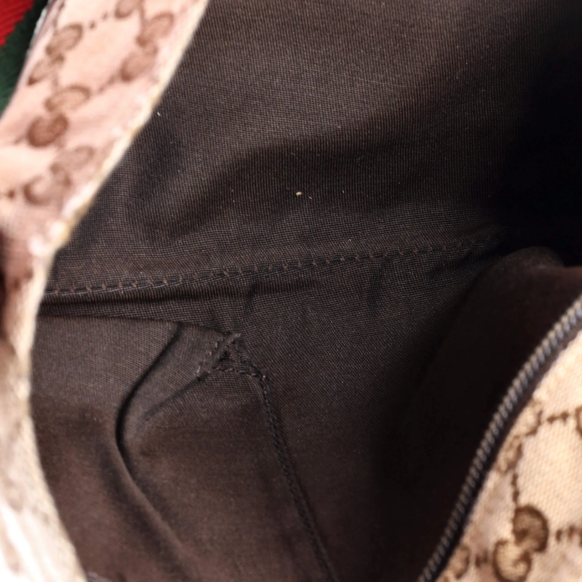 Web Strap Messenger Bag GG Canvas Small