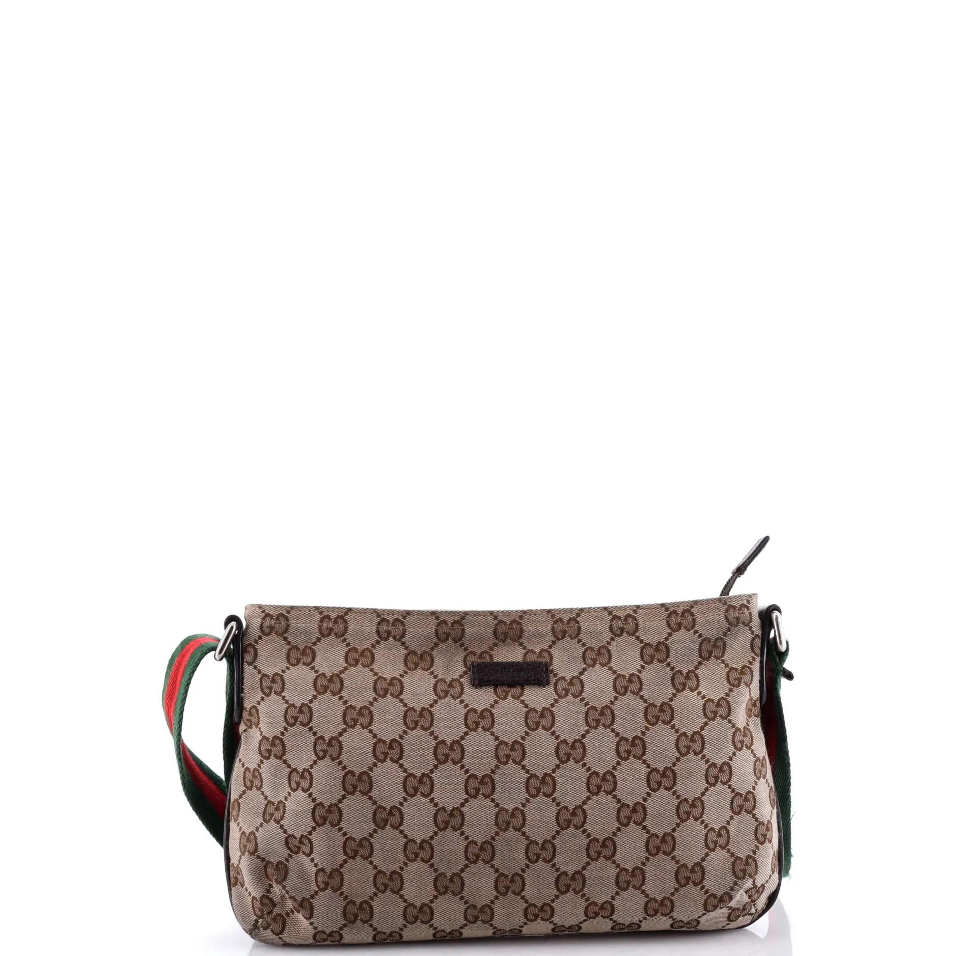 Web Strap Messenger Bag GG Canvas Small