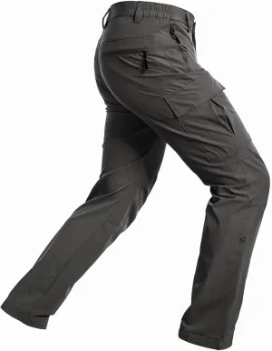 Wespornow Men's-Hiking-Pants Lightweight Water Resistant Quick Dry Outdoor Pants for Fishing Travel Camping
