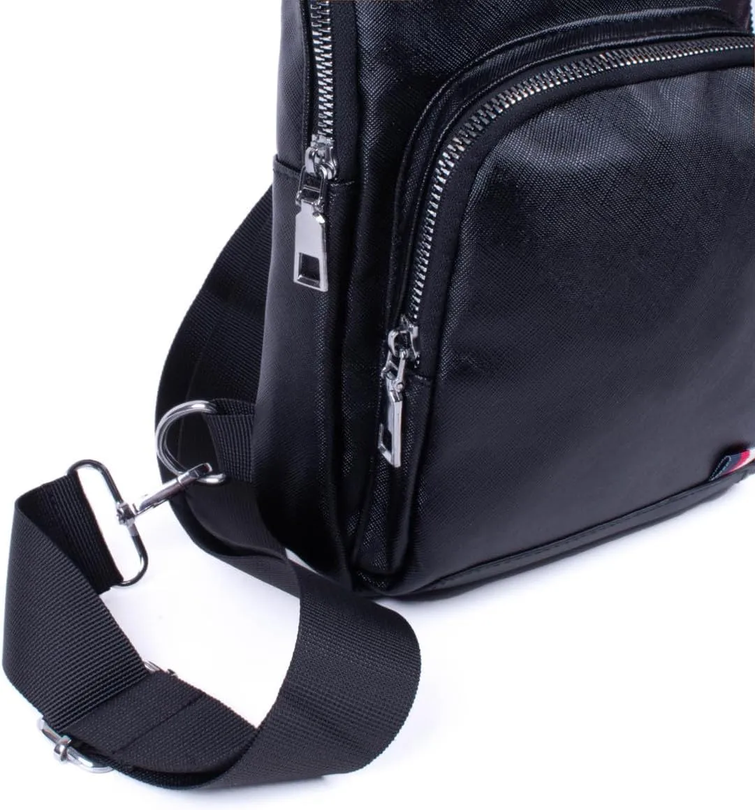 WESTEND Nylon Messenger Bags for Men and Women - Crossbody sling bags with Zipper Pockets