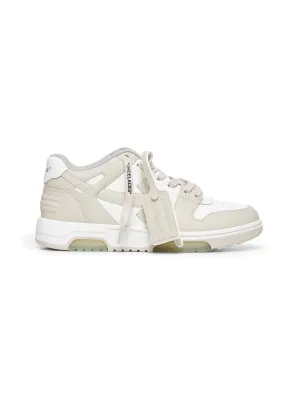 White and beige Out Of Office sneakers