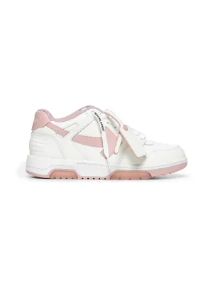 White and pink Out Of Office sneakers