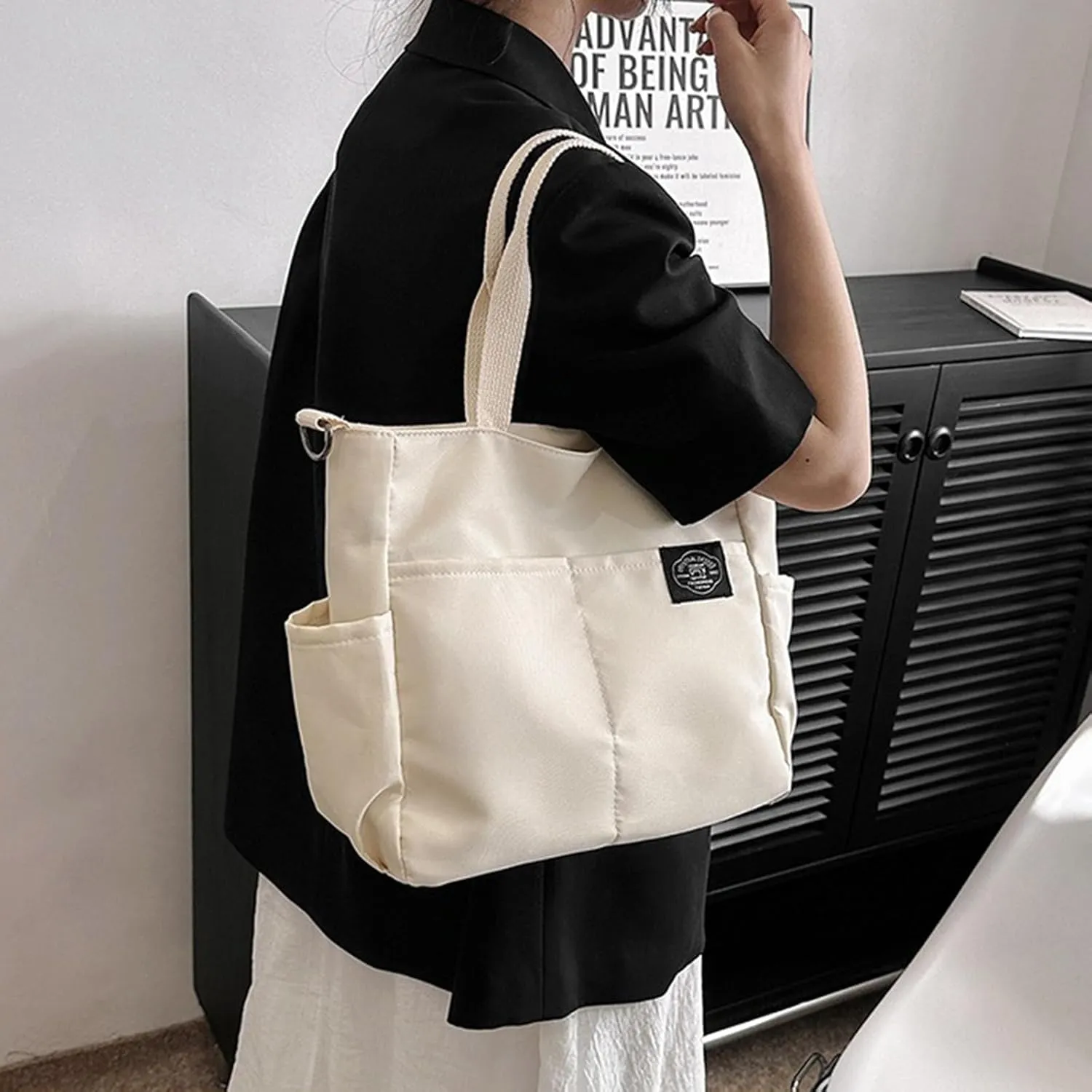 Women water proof Messenger Bags Nylon Solid Tote bag Preppy Style Crossbody Bags With Zipper