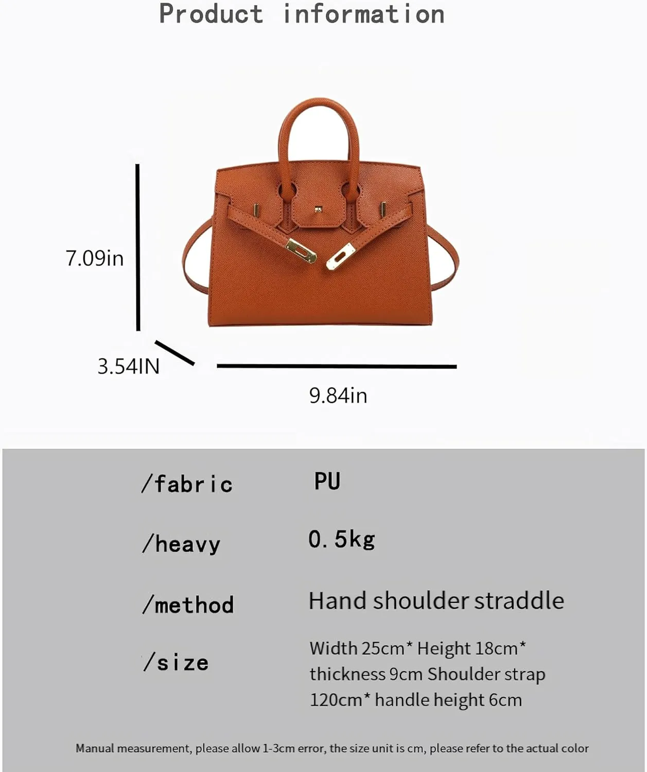Women's Commuter Handbags Solid Color Shoulder Bag With Adjustable Crossbody Bags Latch Purses