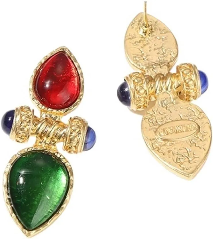 Women's earrings, elegant and high-end, niche retro earrings, second-hand earrings
