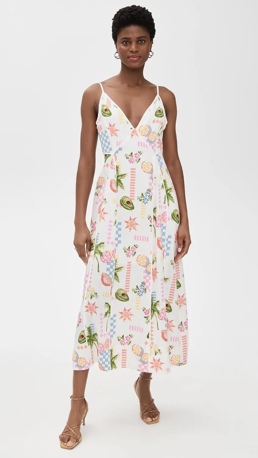 Women's Gracie Panel Midi Dress
