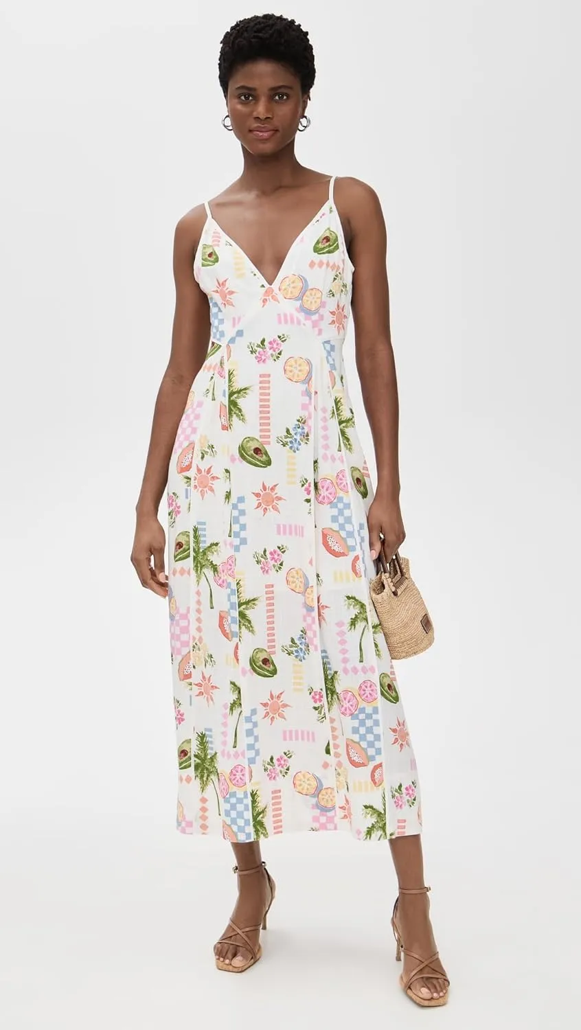 Women's Gracie Panel Midi Dress