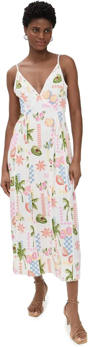 Women's Gracie Panel Midi Dress