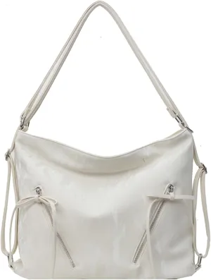 women's Large Capacity Purses and Handbags trendy Sweet Bowknot Shoulder Bags Adjustable Strap Handbag crossbody bags
