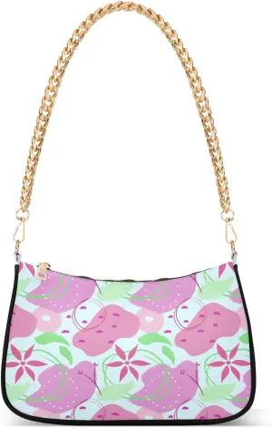Women's Shoulder Handbags Chain Shoulder Brace for Women Bag Doodle Pattern Ladies Vacation Handbags Tote Purse,Multi1