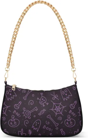 Women's Shoulder Handbags Chain Shoulder Brace for Women Bag Fantasy Print Ladies Vacation Handbags Tote Purse,Multi1