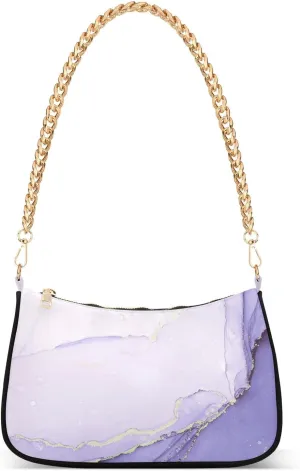 Women's Shoulder Handbags Chain Shoulder Brace for Women Bag Marble Pattern Ladies Vacation Handbags Tote Purse,Multi1