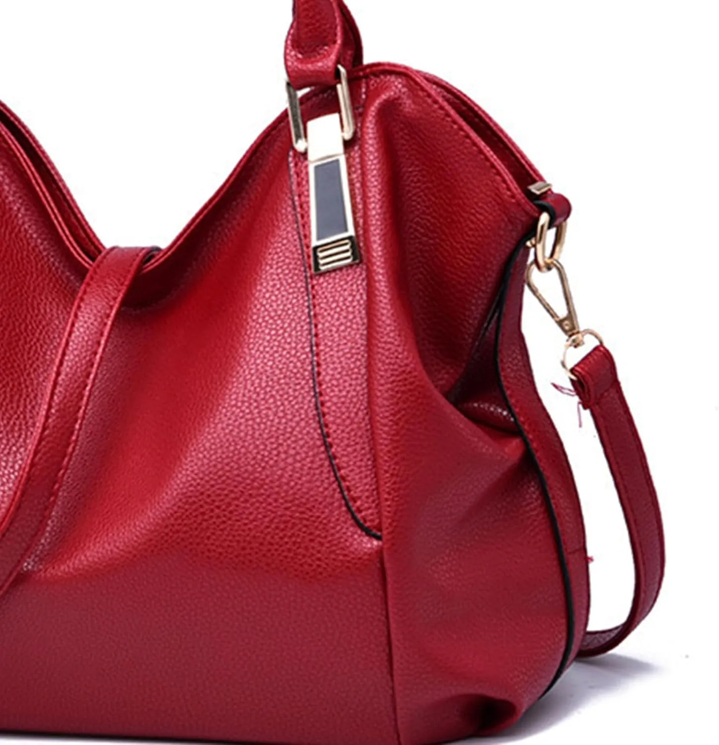Women's Soft PU Shoulder Bag, Large Capacity Handbag, Fashionable and Elegant Design for Work and Daily Use