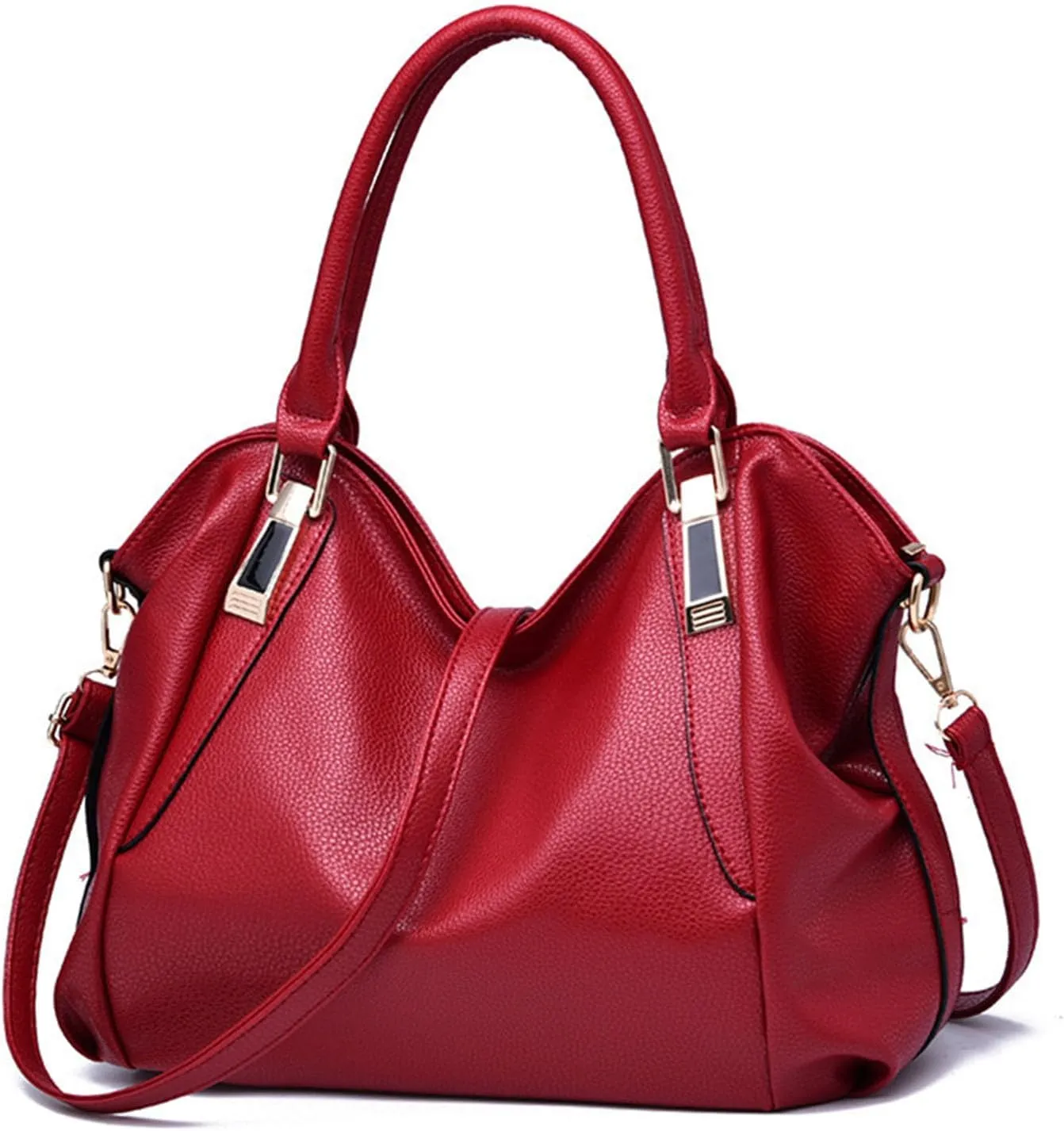 Women's Soft PU Shoulder Bag, Large Capacity Handbag, Fashionable and Elegant Design for Work and Daily Use