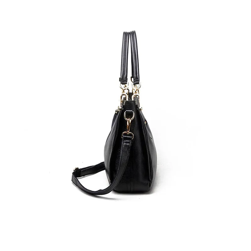 Women's Summer Street Fashion Leather Solid Crossbody Bags