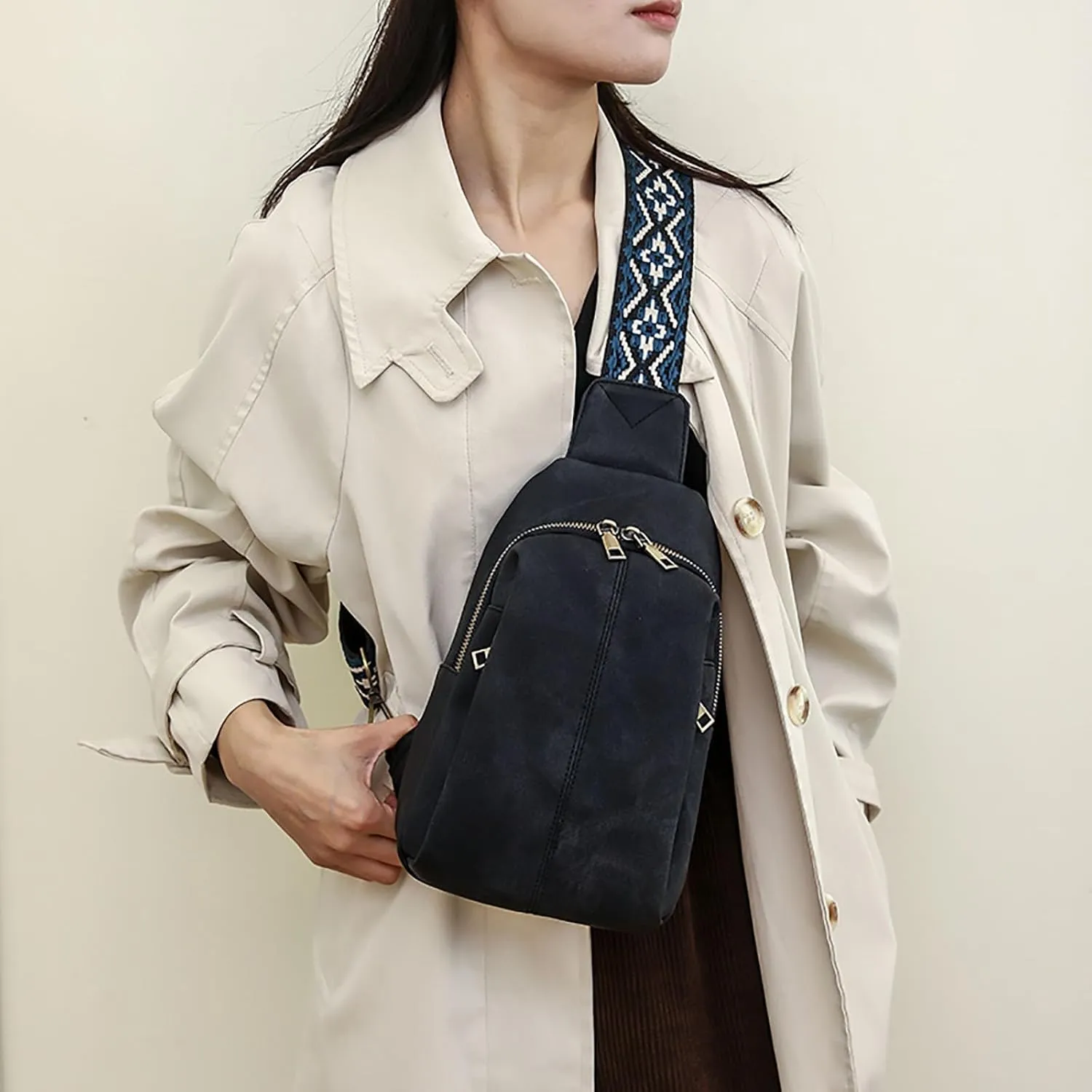 Women's Waterproof Crossbody Purses Purses for Women with Adjustable Wide Strap Stylish Versatile Bag