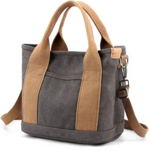 Wxnow Canvas Messenger bags for women,Tote Crossbody Shoulder Bag Satchel Purse