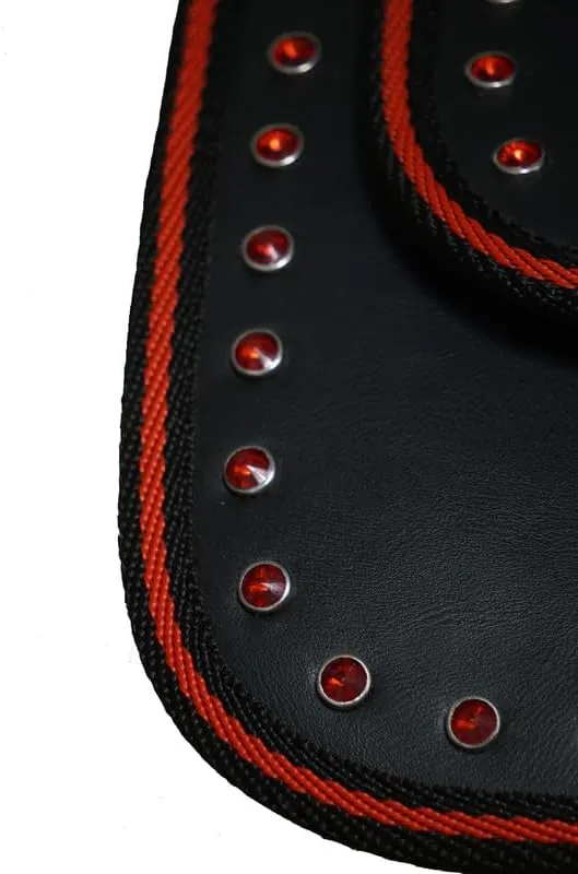 Y&Z Enterprises Western Barrel Racing Horse Saddle Synthetic with Tack Set (Headstall Breastplate Rein) and Saddle Pad Available Seat Size 12" and 14" to 18" Inch