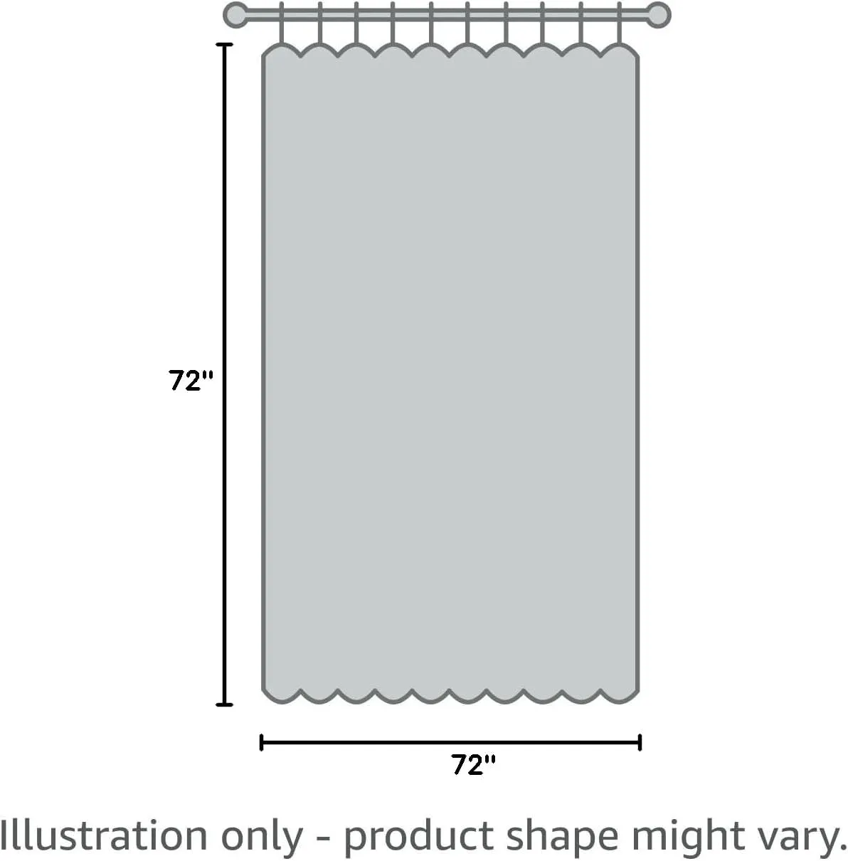 YJ YANJUN Ivory Lace Shower Curtain - Shabby Chic Flower Shower Curtain with Attached Valance, Luxury Lace Shower Curtain for Bathroom, Farmhouse Shower Curtains, 72 x 72 Inch, Light Beige
