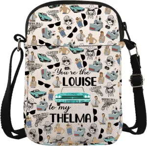 ZJXHPO Thelma Cross Body Bag Sister Road Trip Shoulder Bag You're The Louise To My Thelma Messenger Bag