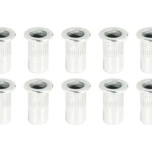 ZSPEC M6-1.0 Rivet Nuts, SUS304 Stainless Steel, 10-Pack